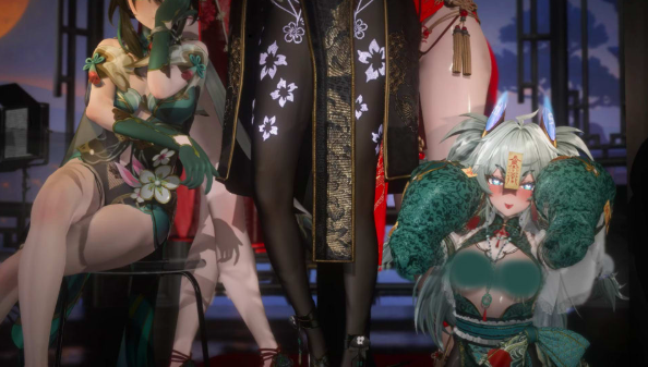 图片[2]-Gerrry 大佬2月新作：超多二游角色旗袍银趴 2K无修版★全CV[3G]-小蛇ACG