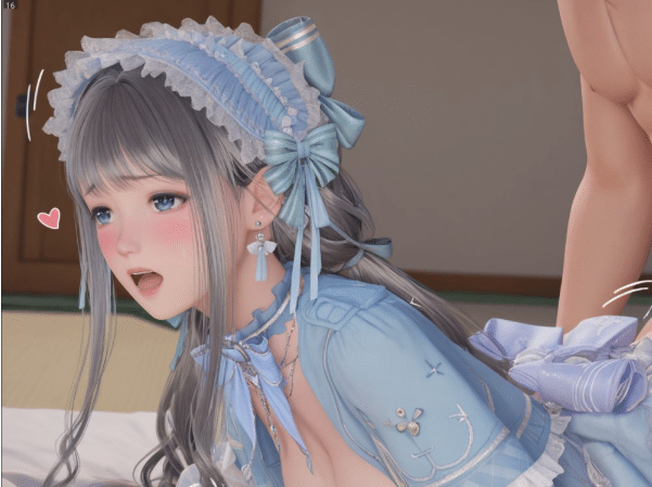 无限暖暖蓝色金蔷薇Lolita[1P-2G]-小蛇ACG